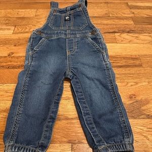 Baby Bgosh Baby Knit Like Denim Overall 18m